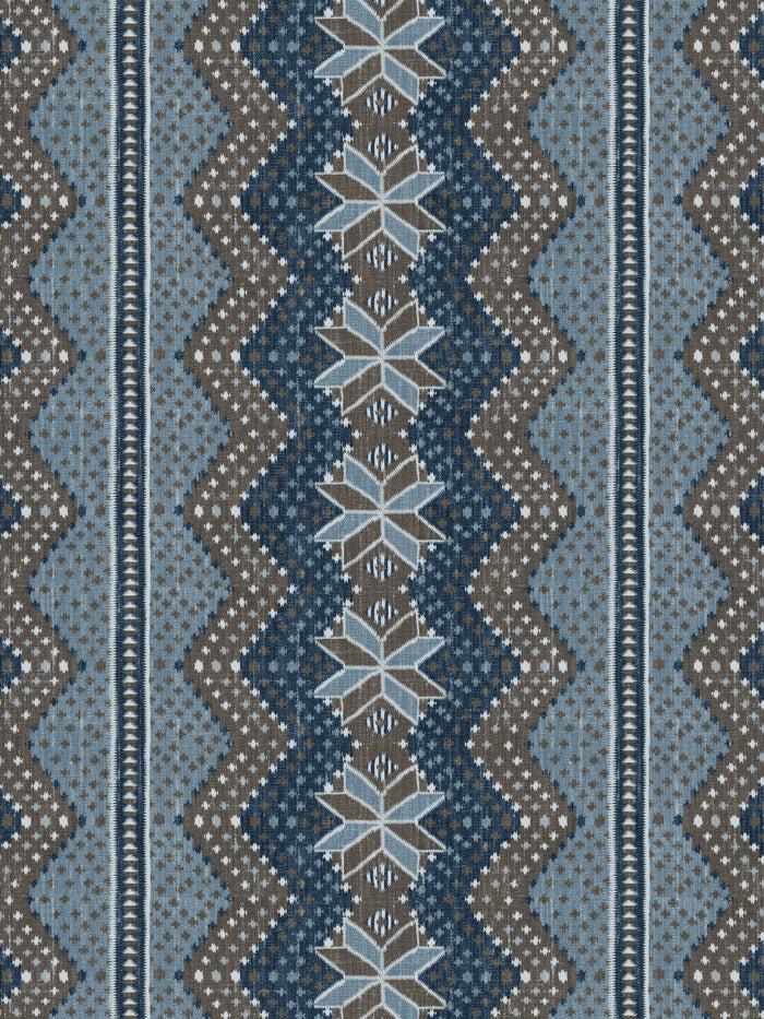 'Northstar Blanket' Wallpaper by Nathan Turner - Blue Brown