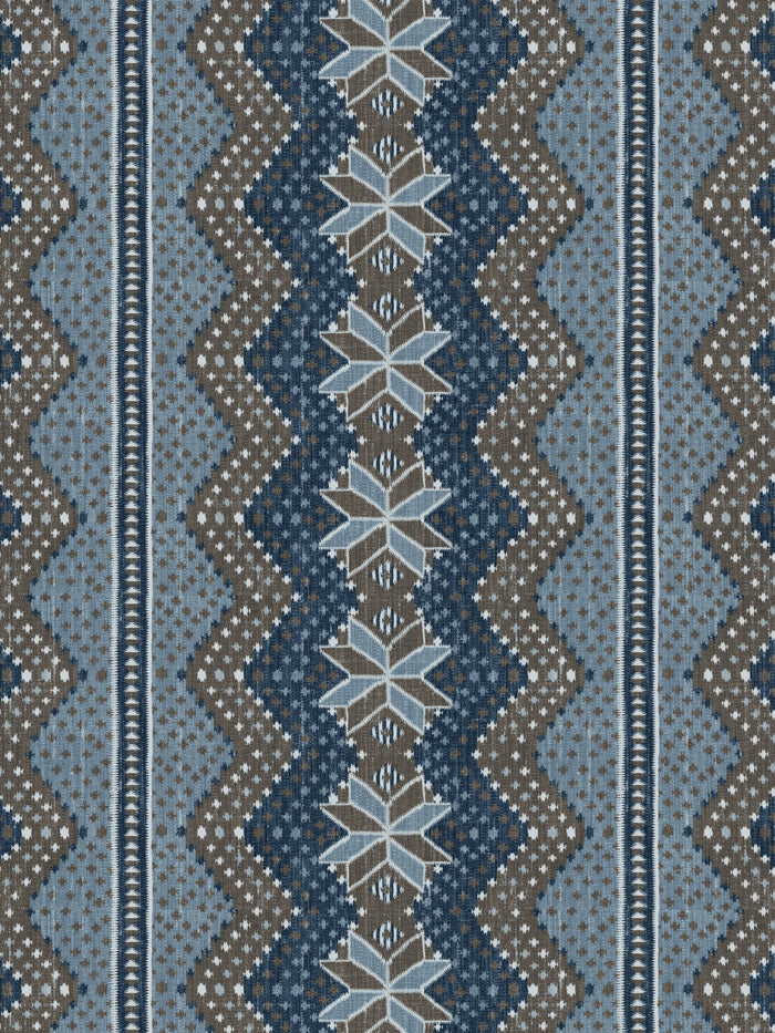 'Northstar Blanket' Wallpaper by Nathan Turner - Blue Brown