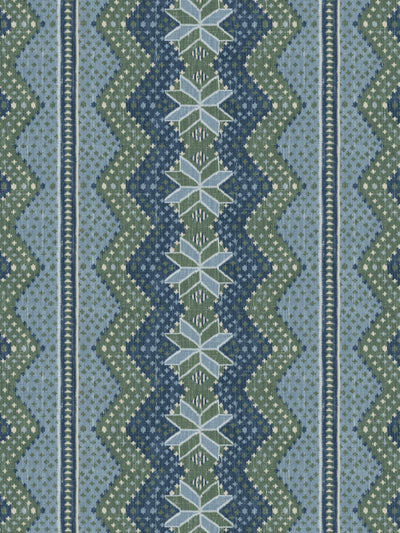 northstar blanket wallpaper by nathan turner blue green