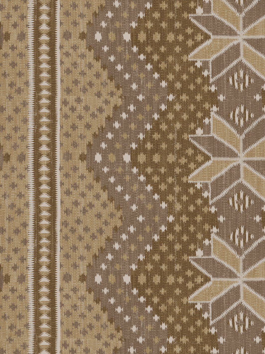 'Northstar Blanket' Wallpaper by Nathan Turner - Mustard