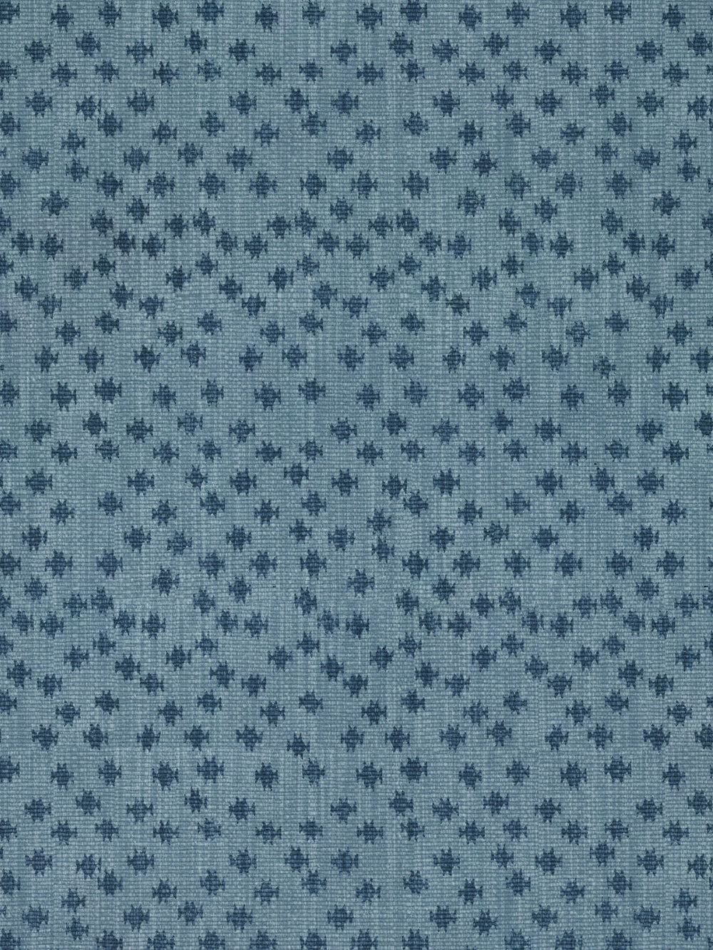 northstar star linen fabric by nathan turner blue