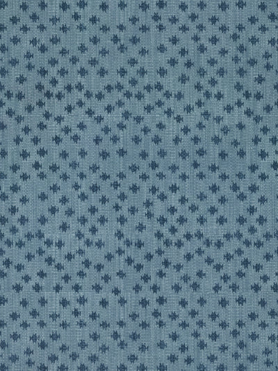 'Northstar Star' Linen Fabric by Nathan Turner - Blue