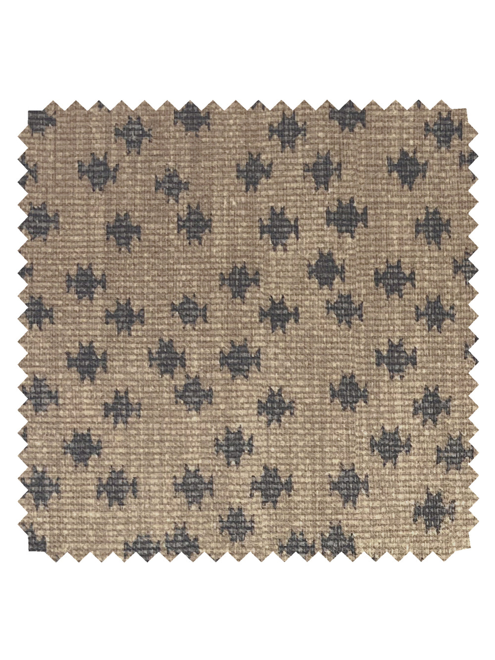 northstar star linen fabric by nathan turner brown
