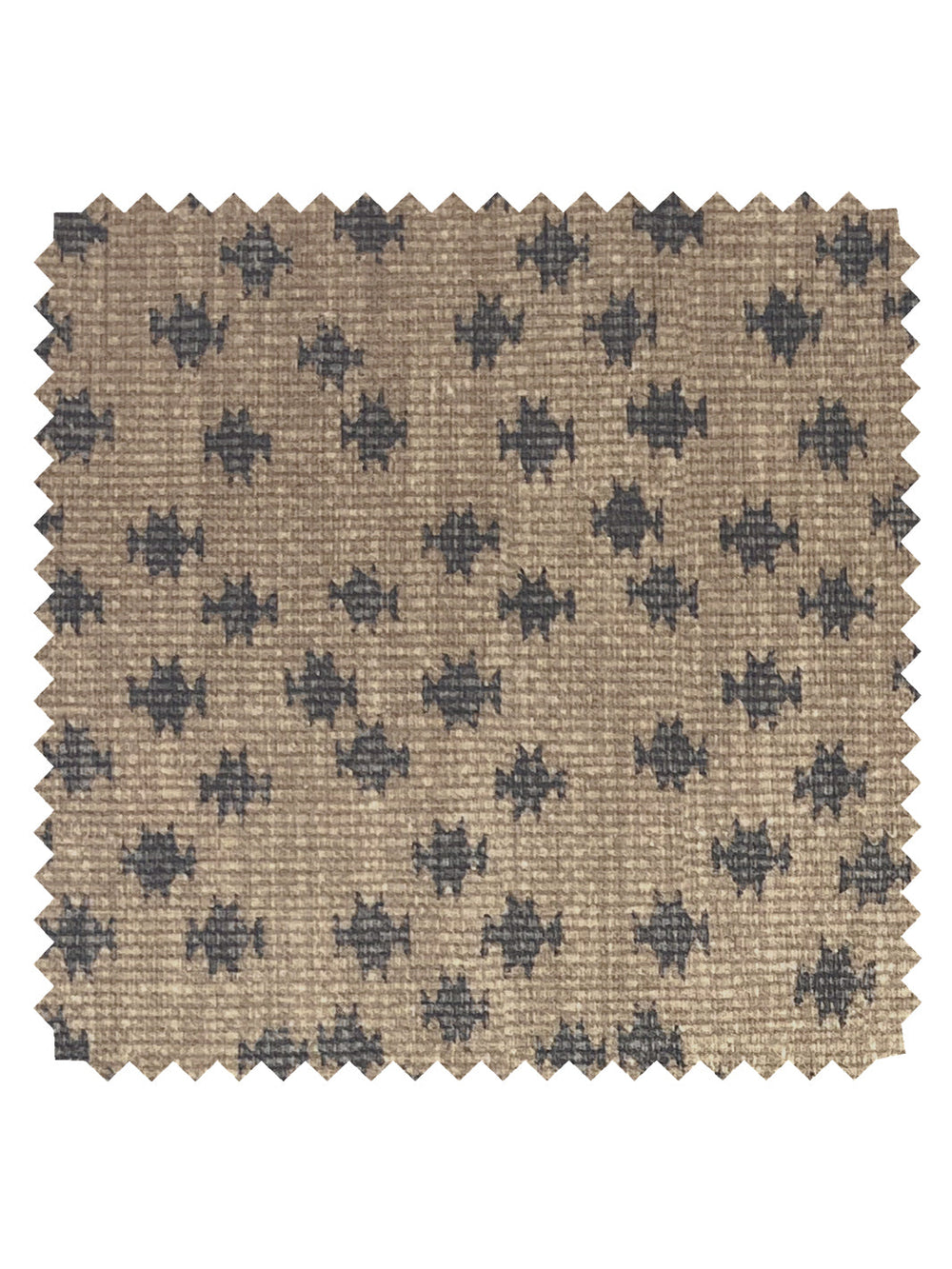 northstar star linen fabric by nathan turner brown