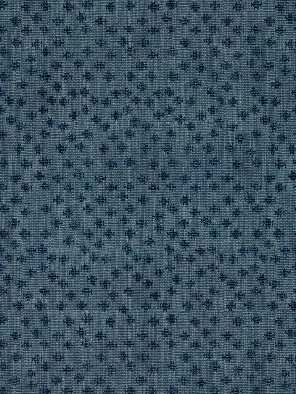 northstar star linen fabric by nathan turner dark blue
