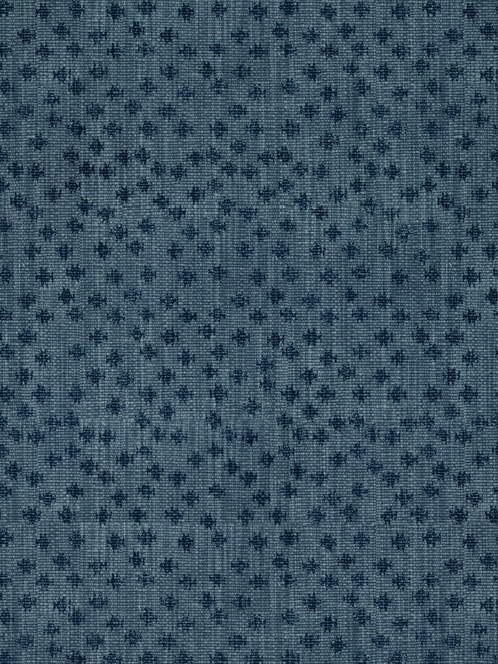 northstar star linen fabric by nathan turner dark blue
