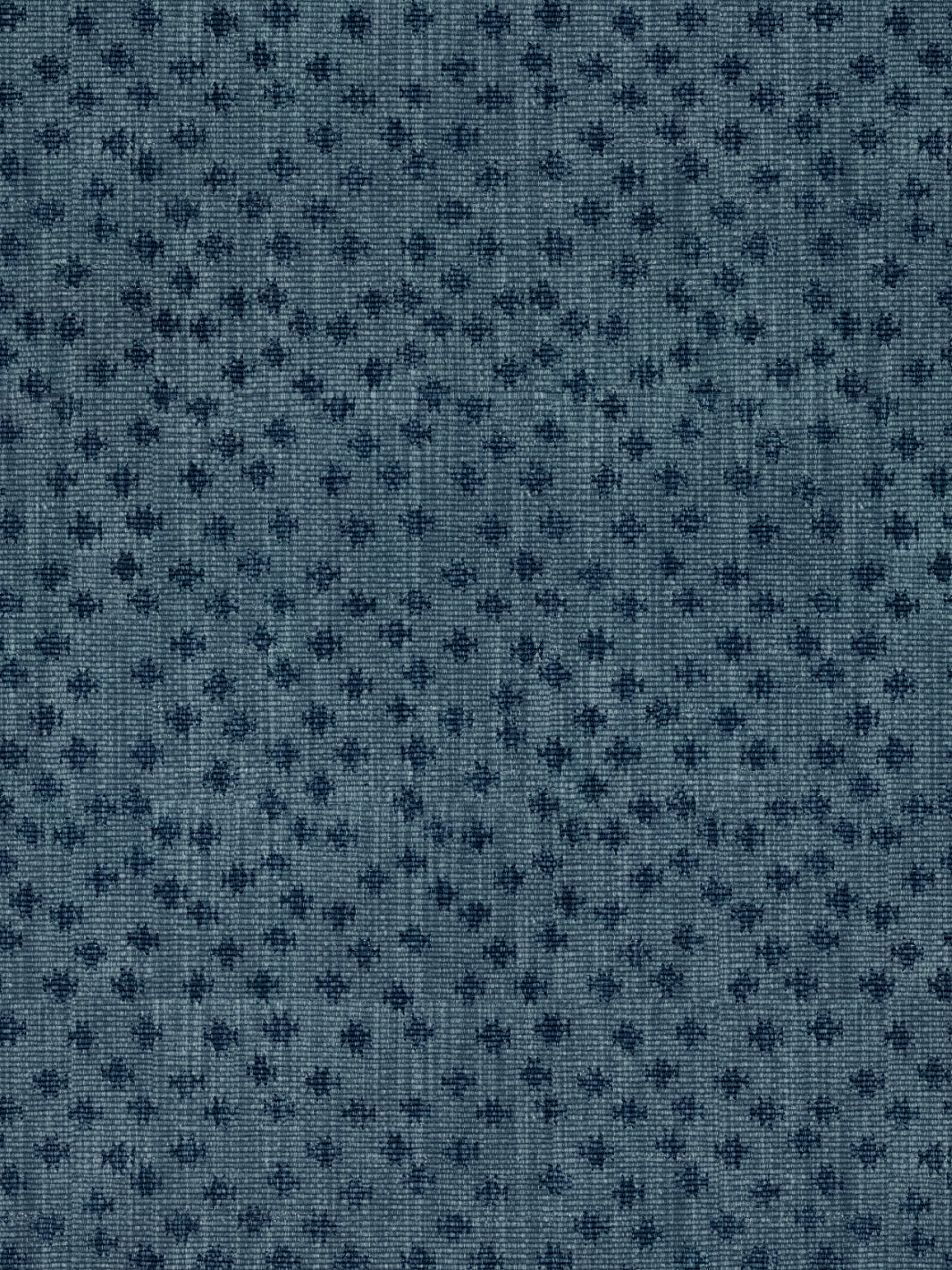 northstar star linen fabric by nathan turner dark blue