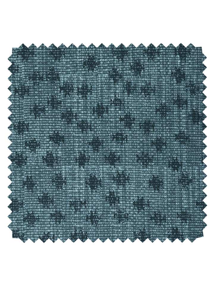 northstar star linen fabric by nathan turner dark blue