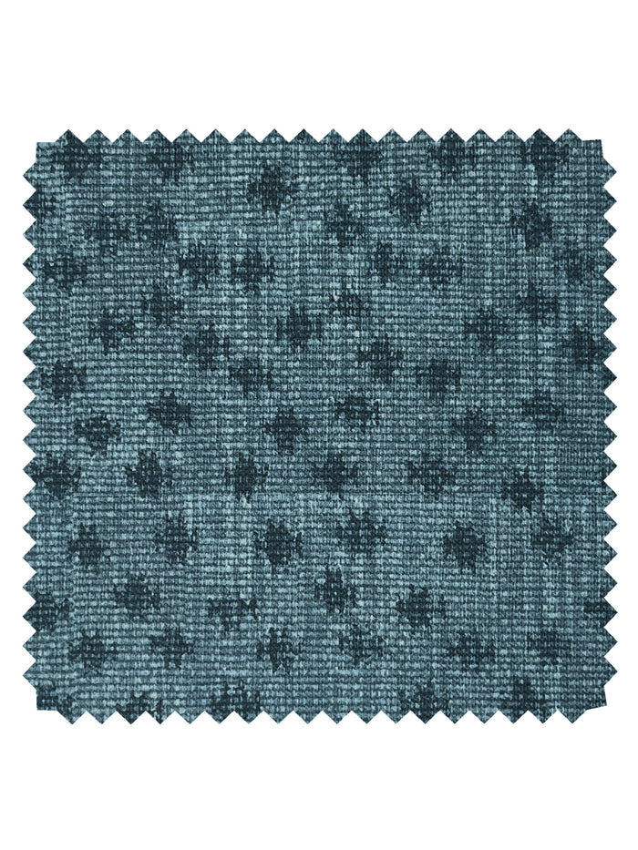 Northstar Star' Linen Fabric by Nathan Turner - Dark Blue