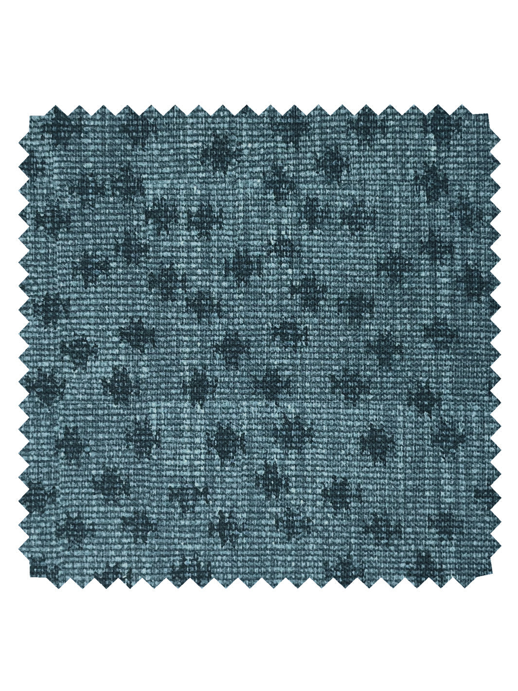 'Northstar Star' Linen Fabric by Nathan Turner - Dark Blue