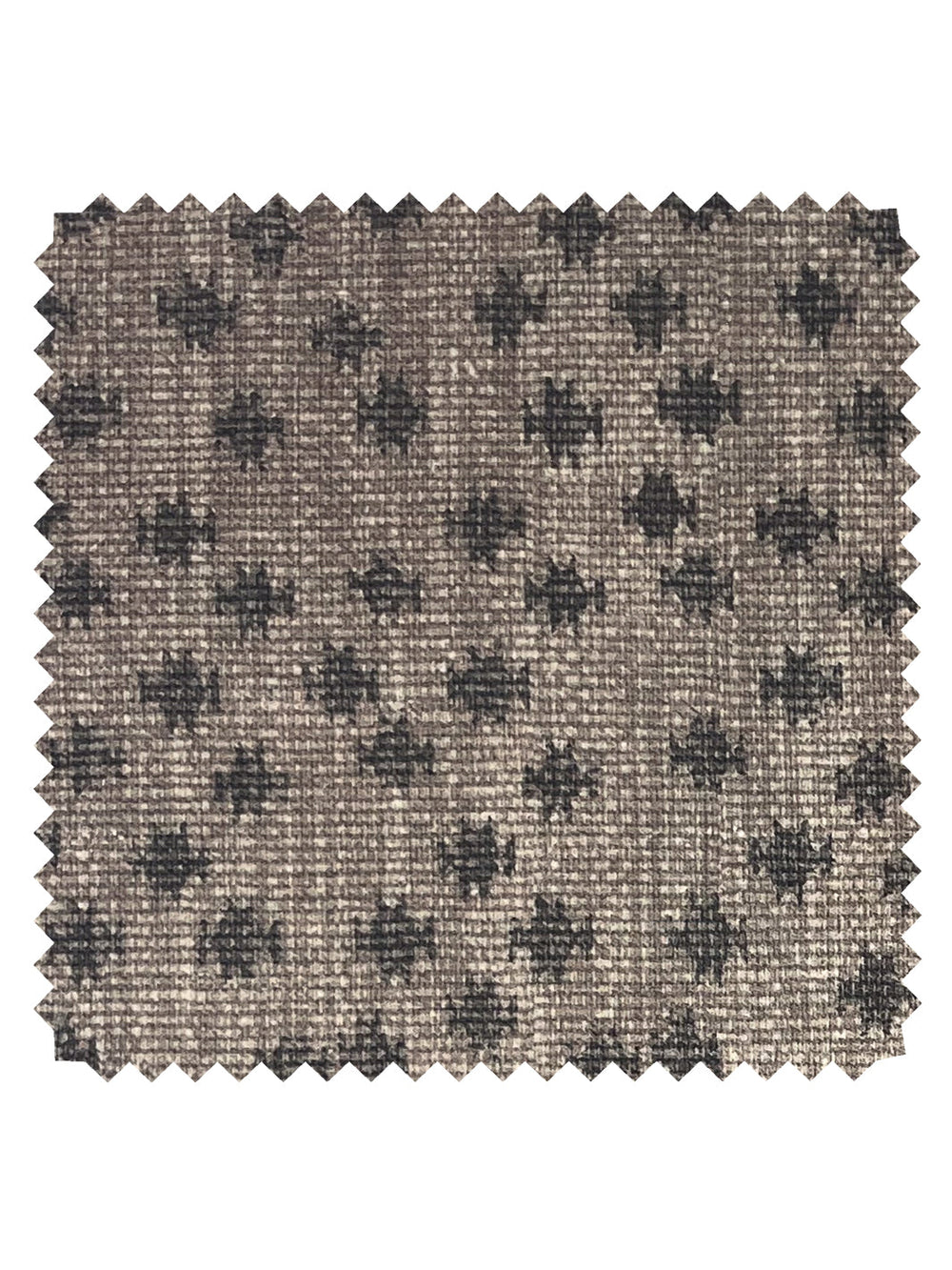 northstar star linen fabric by nathan turner dark brown