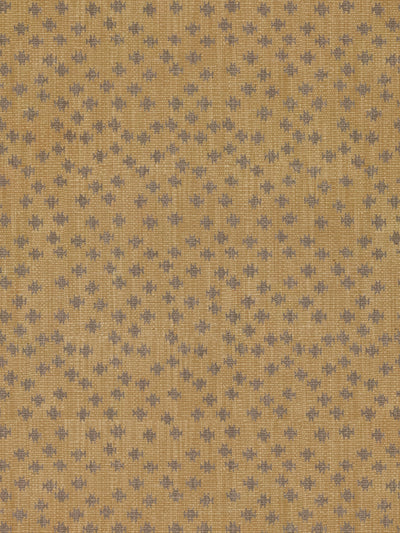 'Northstar Star' Linen Fabric by Nathan Turner - Mustard