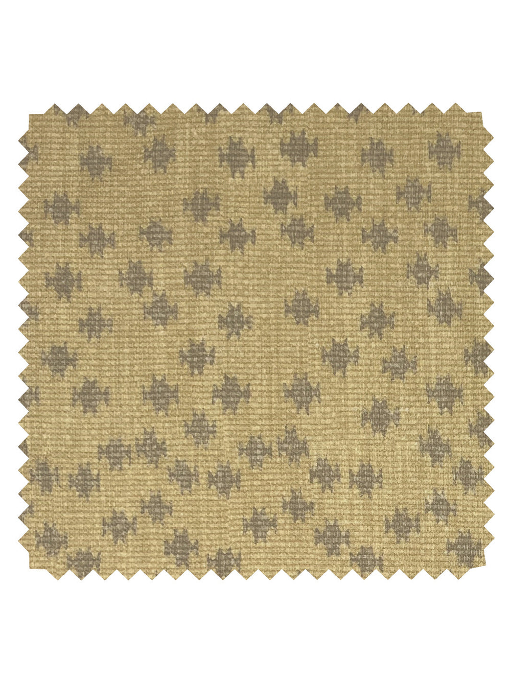 northstar star linen fabric by nathan turner mustard