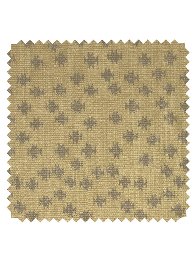 'Northstar Star' Linen Fabric by Nathan Turner - Mustard