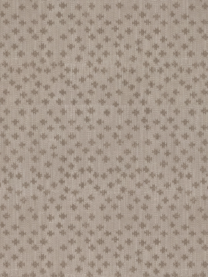 Northstar Star' Linen Fabric by Nathan Turner - Taupe