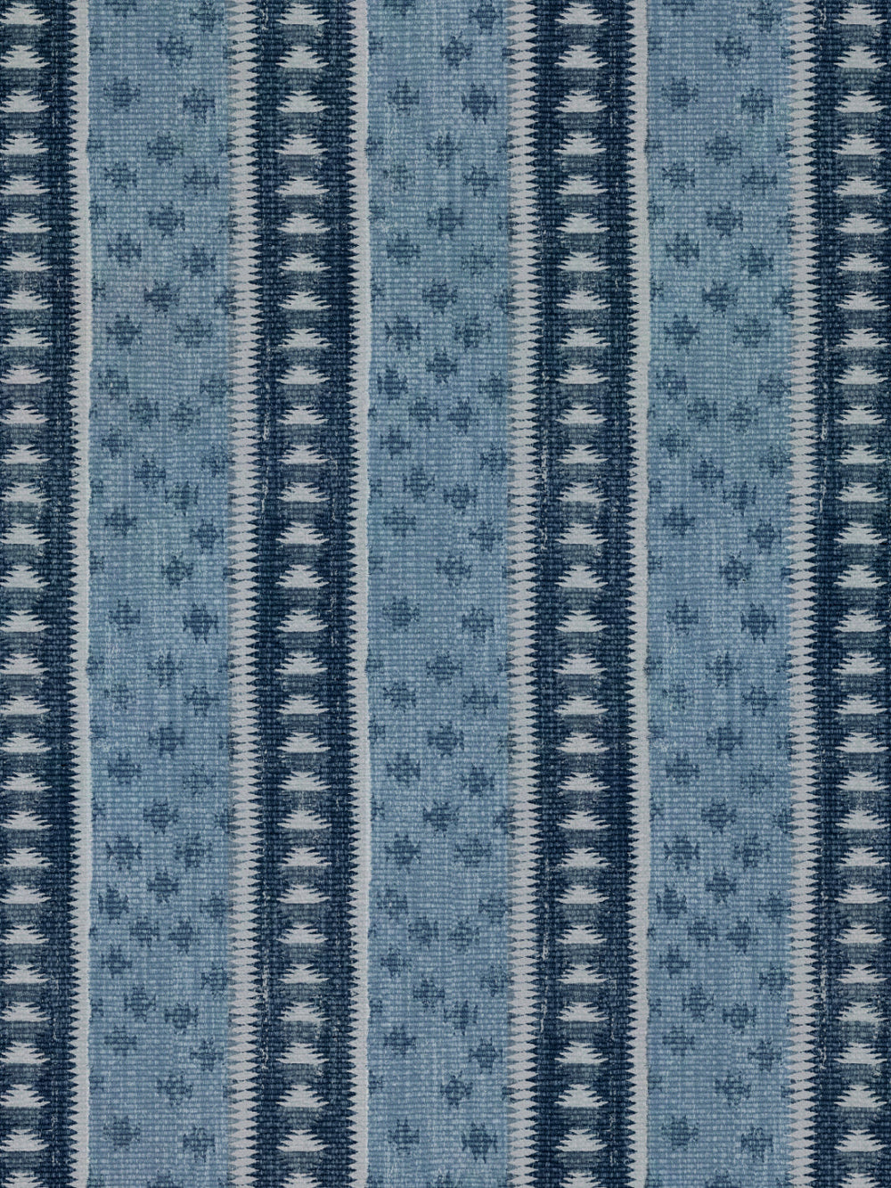 northstar stripe linen fabric by nathan turner blue