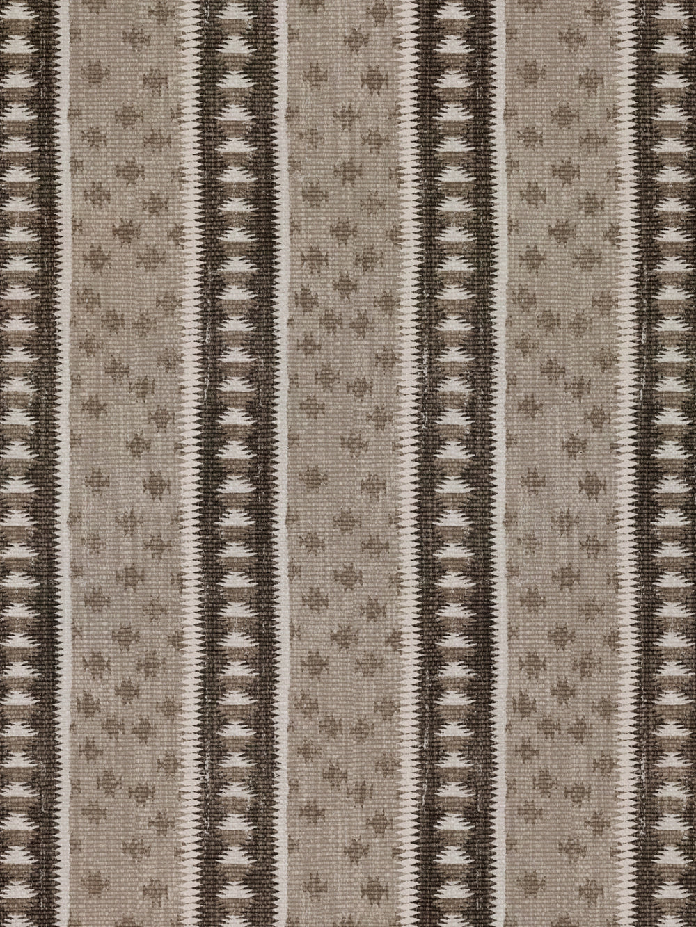 northstar stripe linen fabric by nathan turner brown