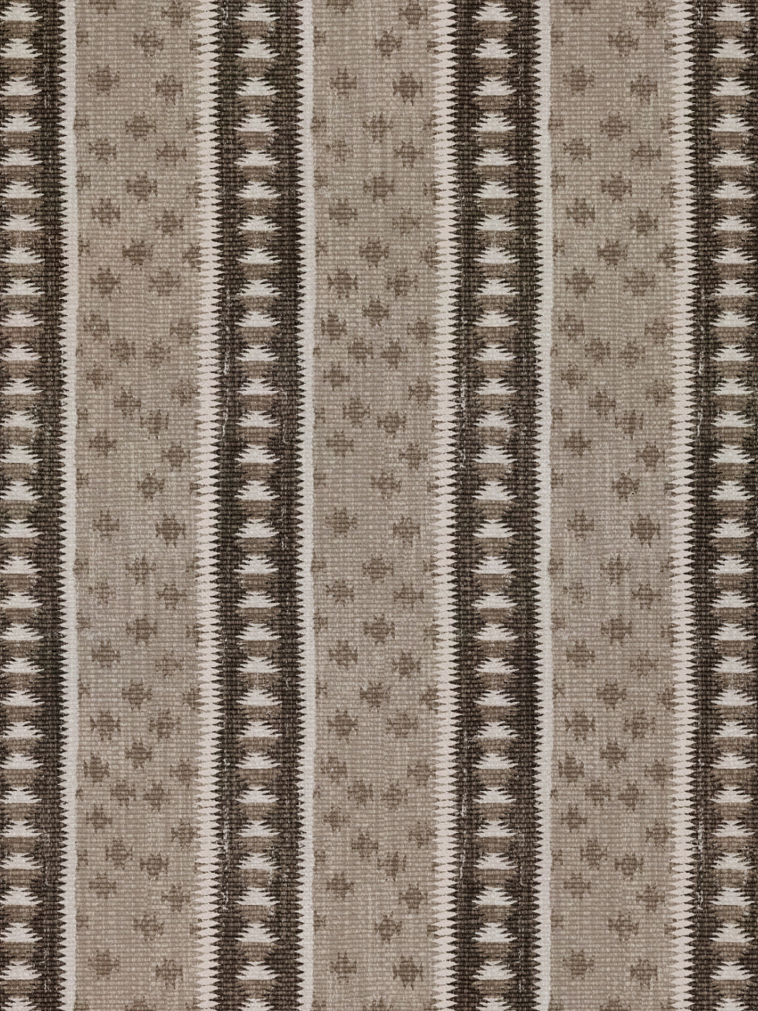 northstar stripe linen fabric by nathan turner brown