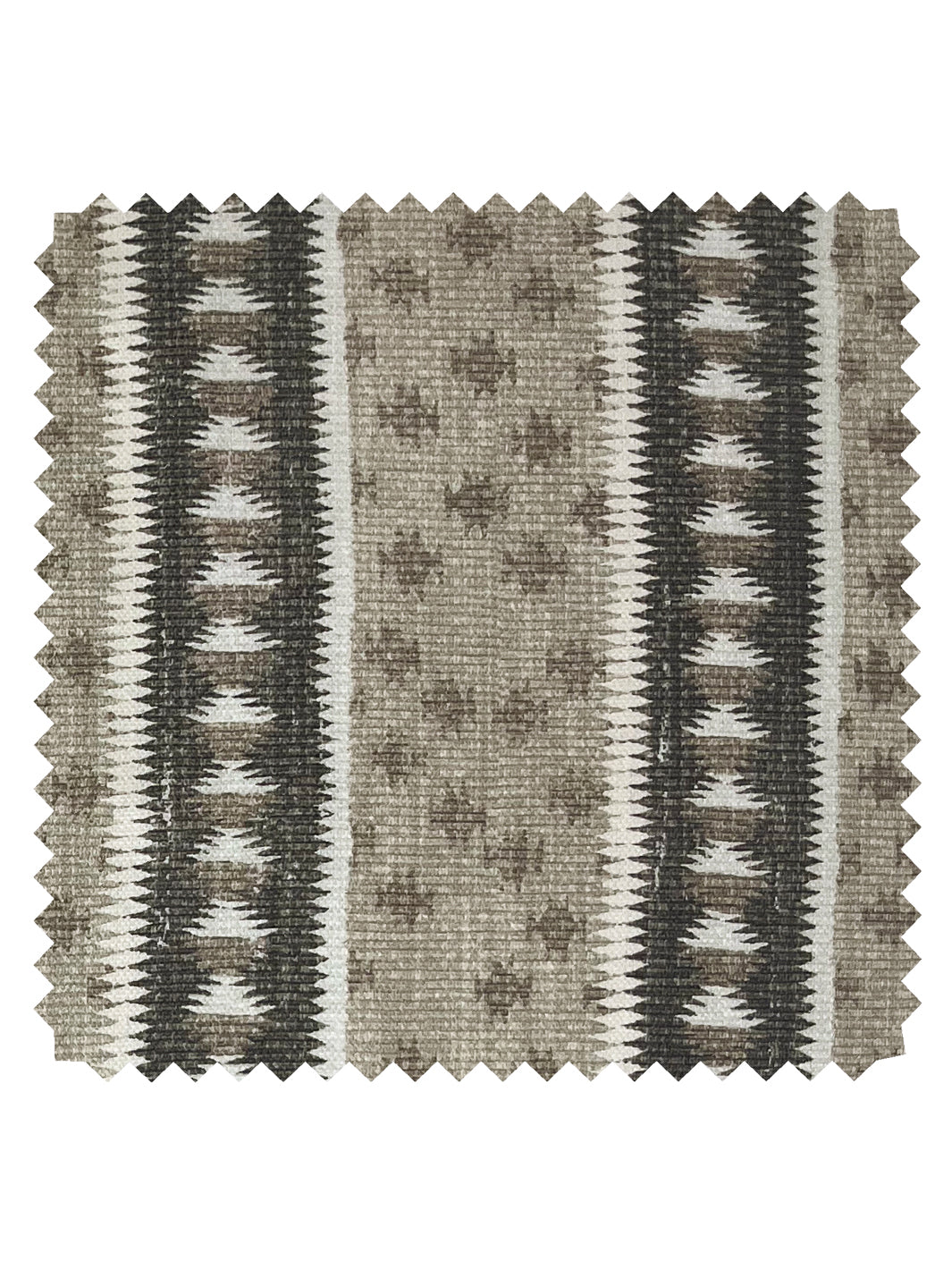 northstar stripe linen fabric by nathan turner brown