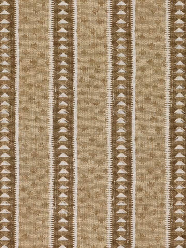 northstar stripe linen fabric by nathan turner gold