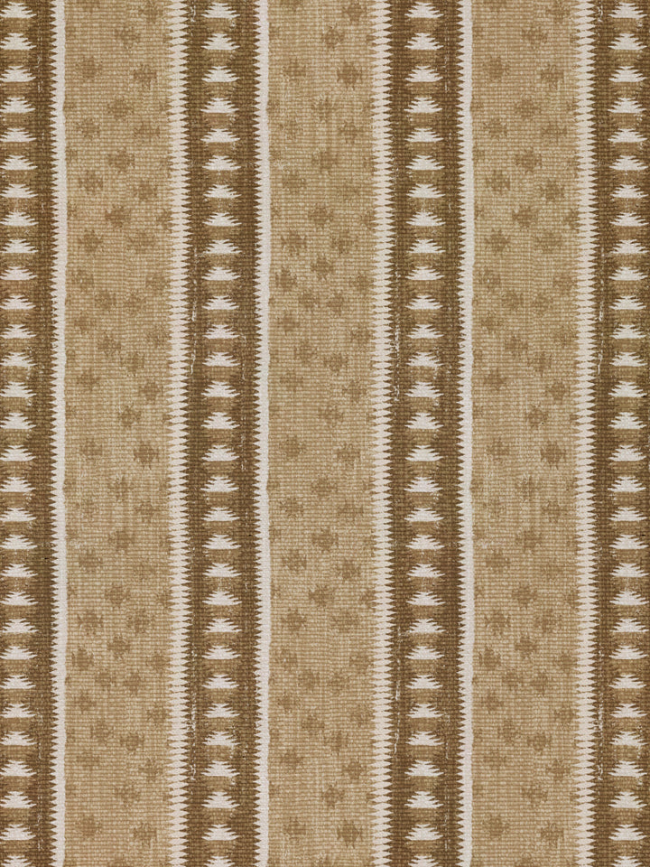northstar stripe linen fabric by nathan turner gold