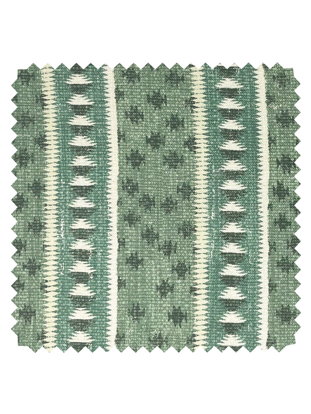 northstar stripe linen fabric by nathan turner green