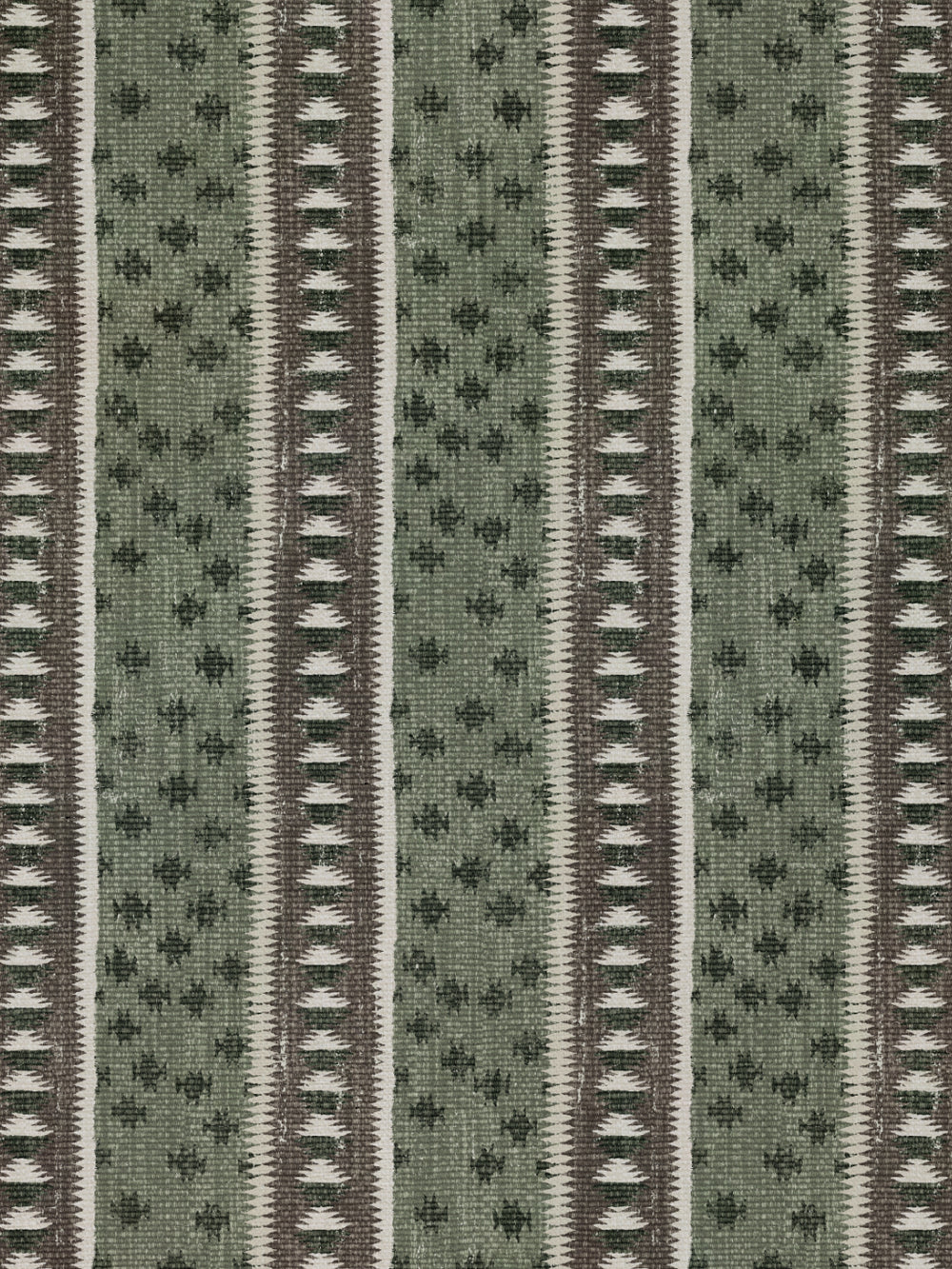 northstar stripe linen fabric by nathan turner moss green