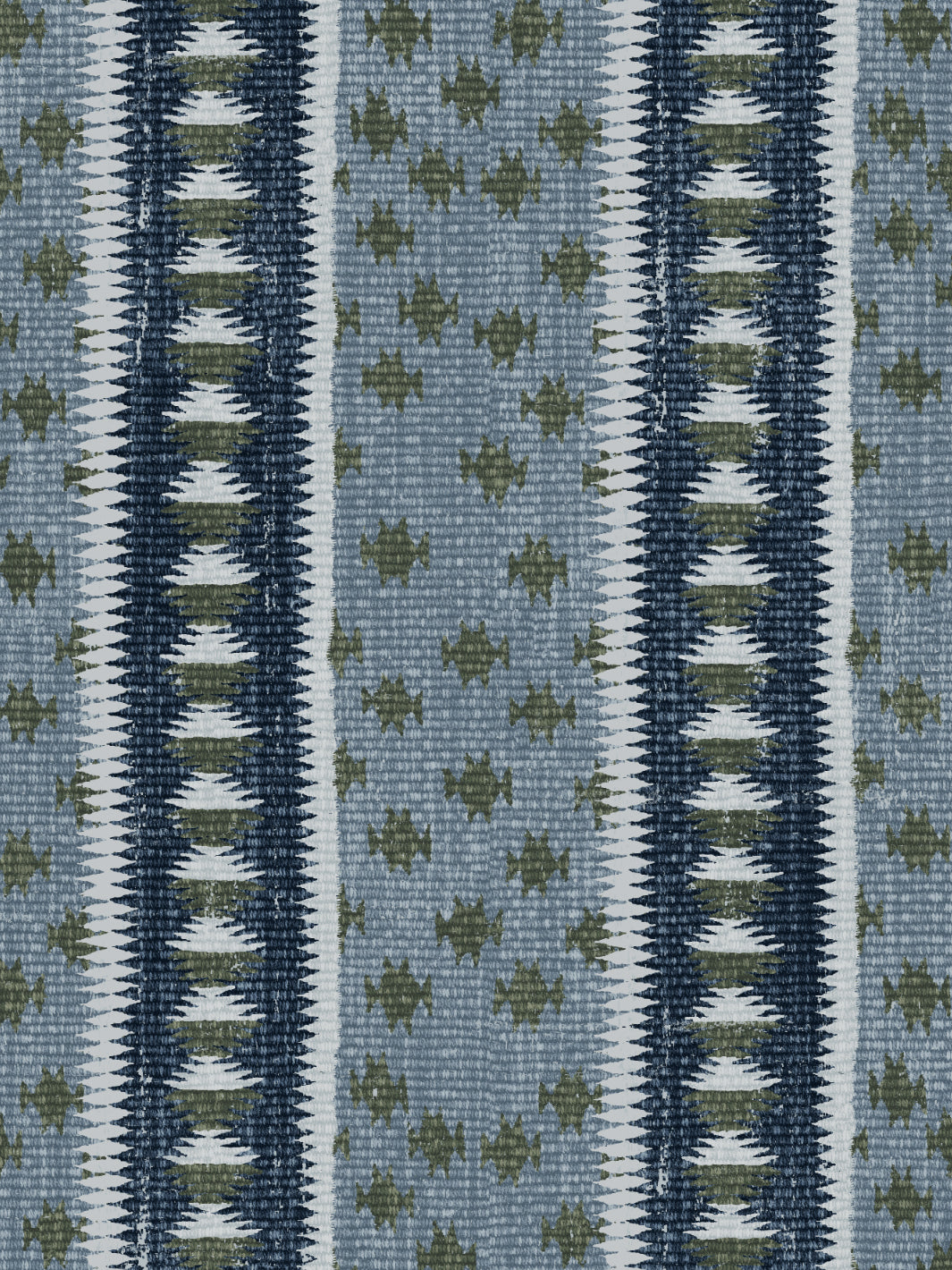 northstar stripe wallpaper by nathan turner blue army green