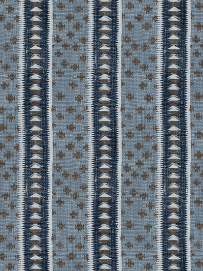 'Northstar Stripe' Wallpaper by Nathan Turner - Blue Brown