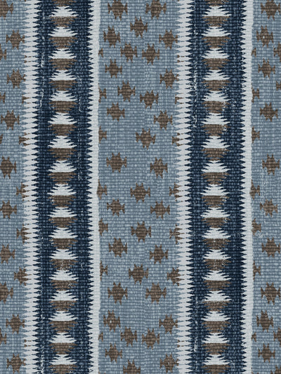 northstar stripe wallpaper by nathan turner blue brown