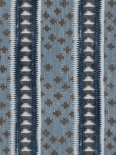 'Northstar Stripe' Wallpaper by Nathan Turner - Blue Brown