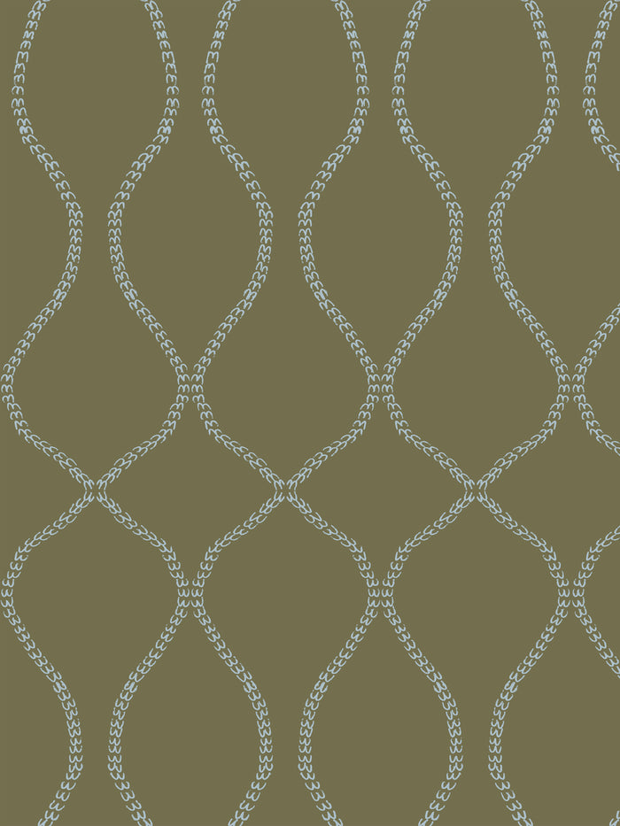 'Odette' Wallpaper by Wallshoppe - Fern Sky