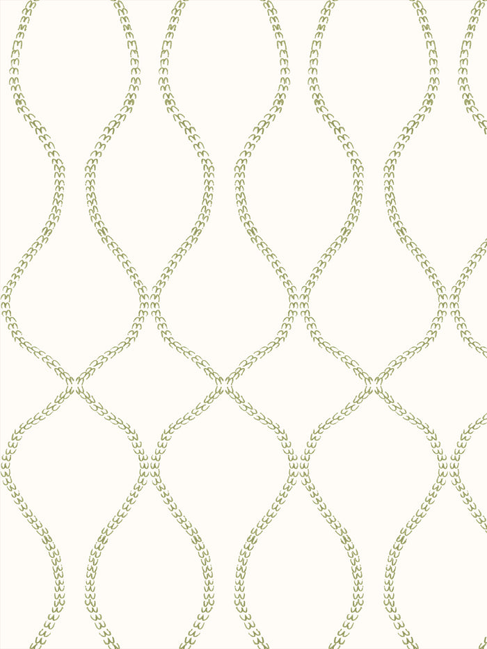 'Odette' Wallpaper by Wallshoppe - Winter Pear