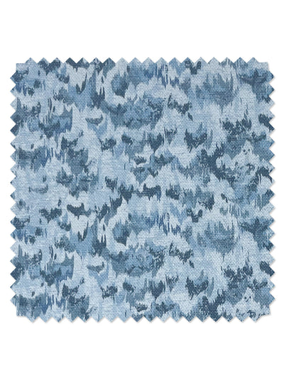 'Owl' Linen Fabric by Nathan Turner - Blue