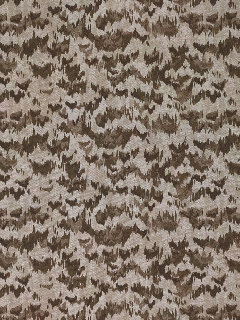 owl linen fabric by nathan turner brown