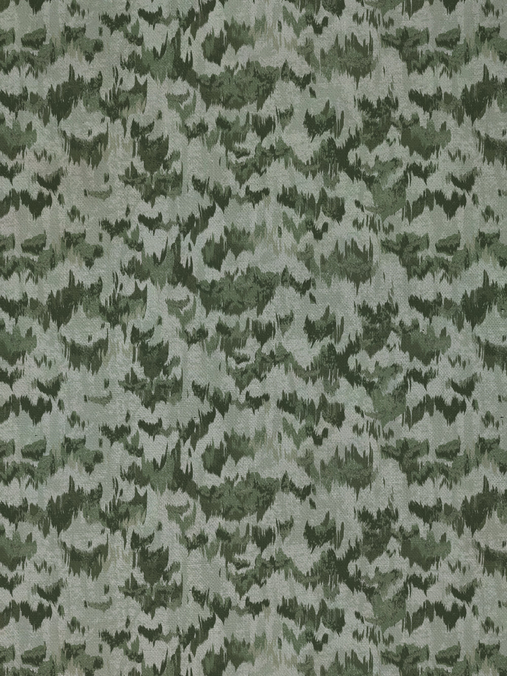 owl linen fabric by nathan turner green