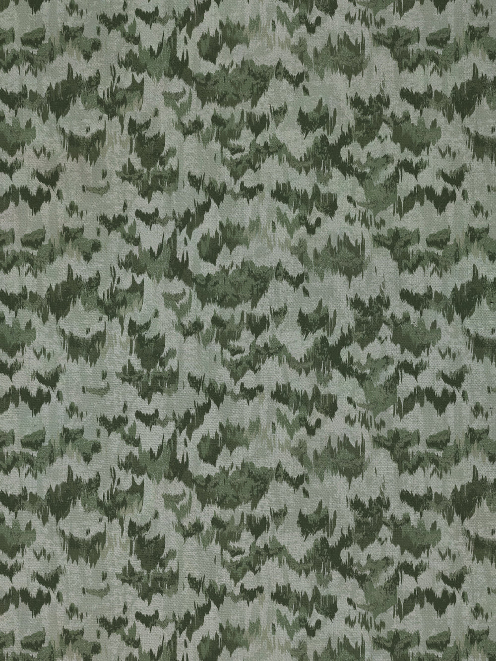 owl linen fabric by nathan turner green