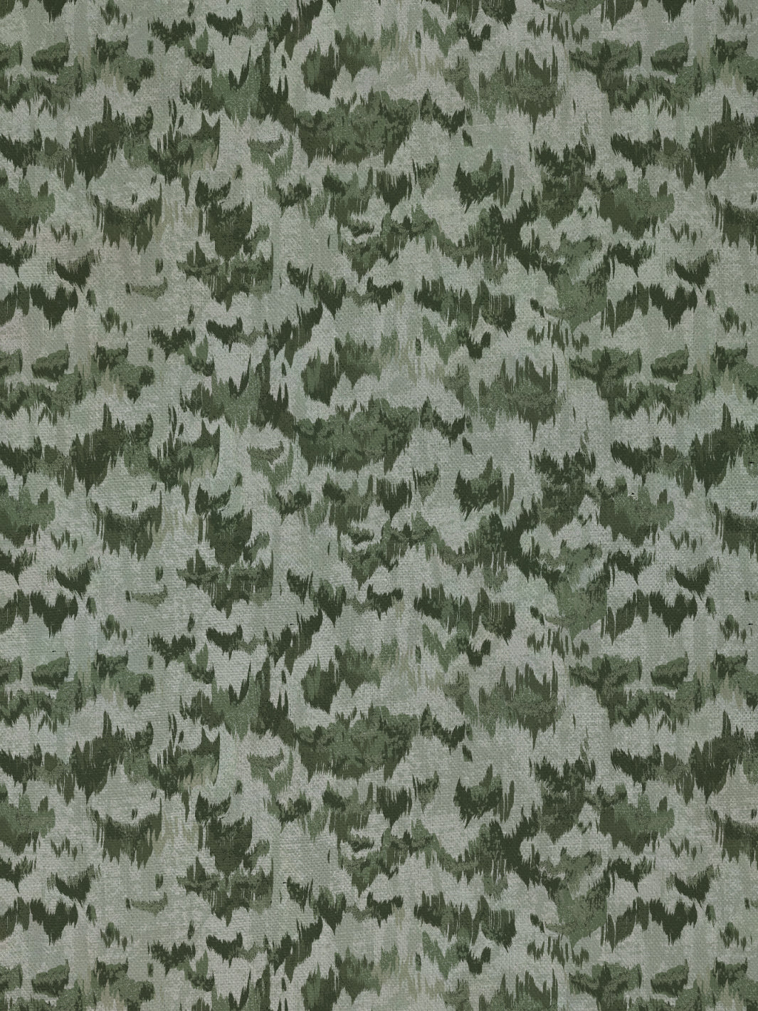 owl linen fabric by nathan turner green