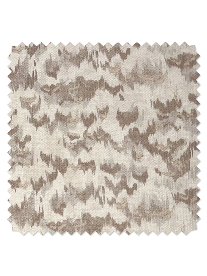 owl linen fabric by nathan turner neutral