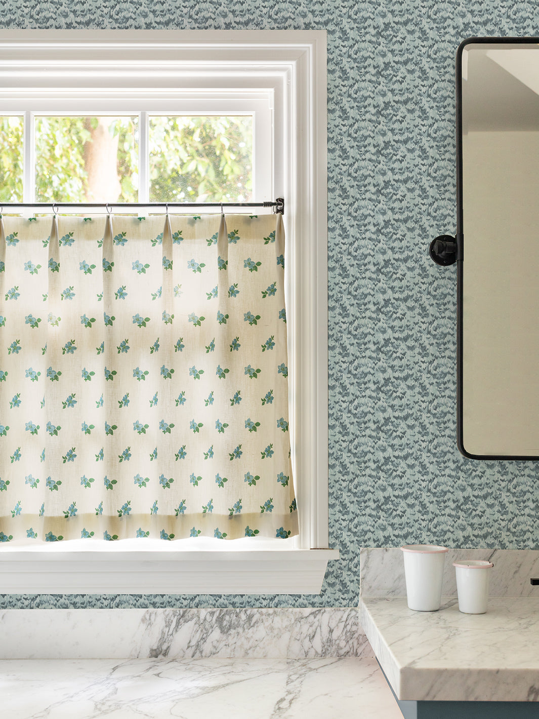 owl wallpaper by nathan turner seafoam