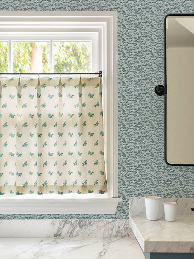 owl wallpaper by nathan turner seafoam