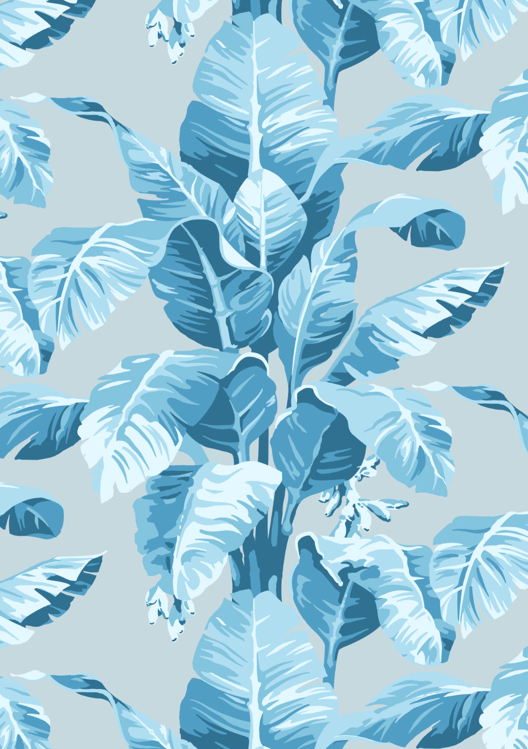 'Pacifico Palm' Wallpaper by Nathan Turner - Seaglass