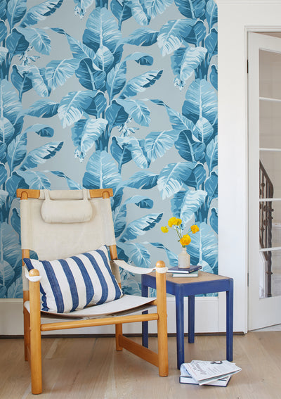'Pacifico Palm' Wallpaper by Nathan Turner - Seaglass