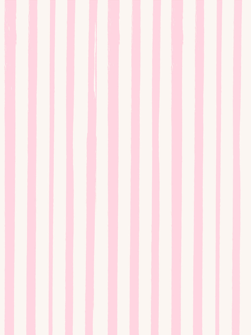 'Painted Stripe' Wallpaper by Meri Meri - Pink