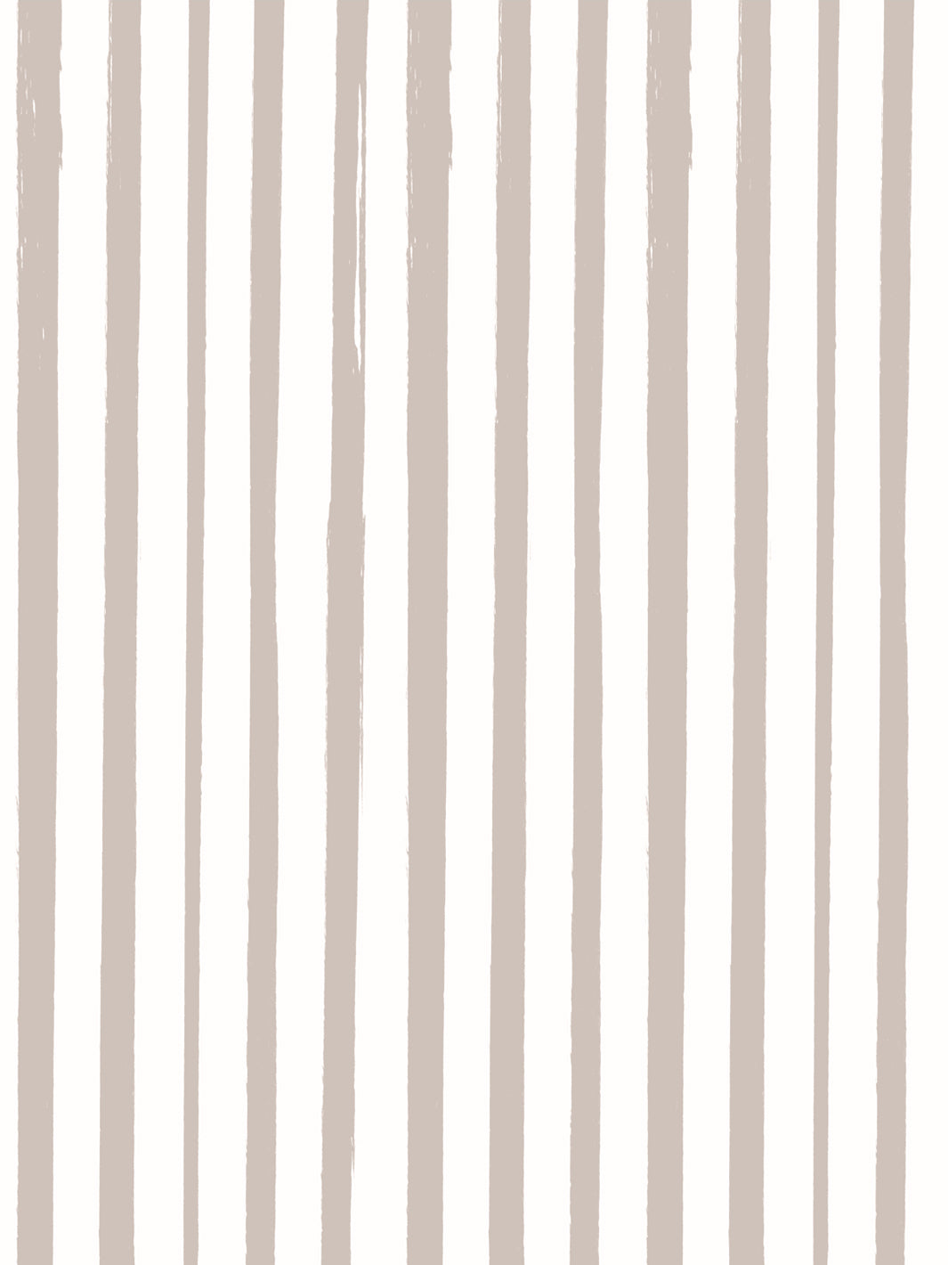 'Painted Stripe' Wallpaper by Meri Meri - Taupe