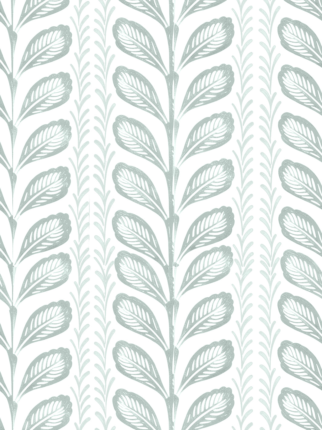 'Painted Vine' Wallpaper by Wallshoppe - Sage - Design