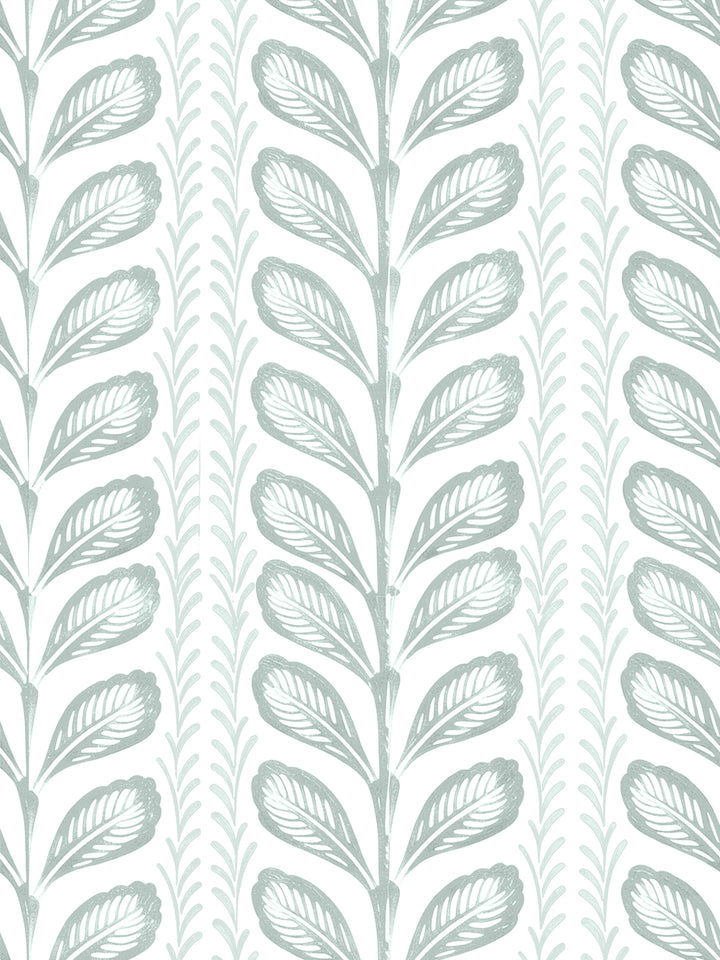 'Painted Vine' Wallpaper by Wallshoppe - Sage - Design