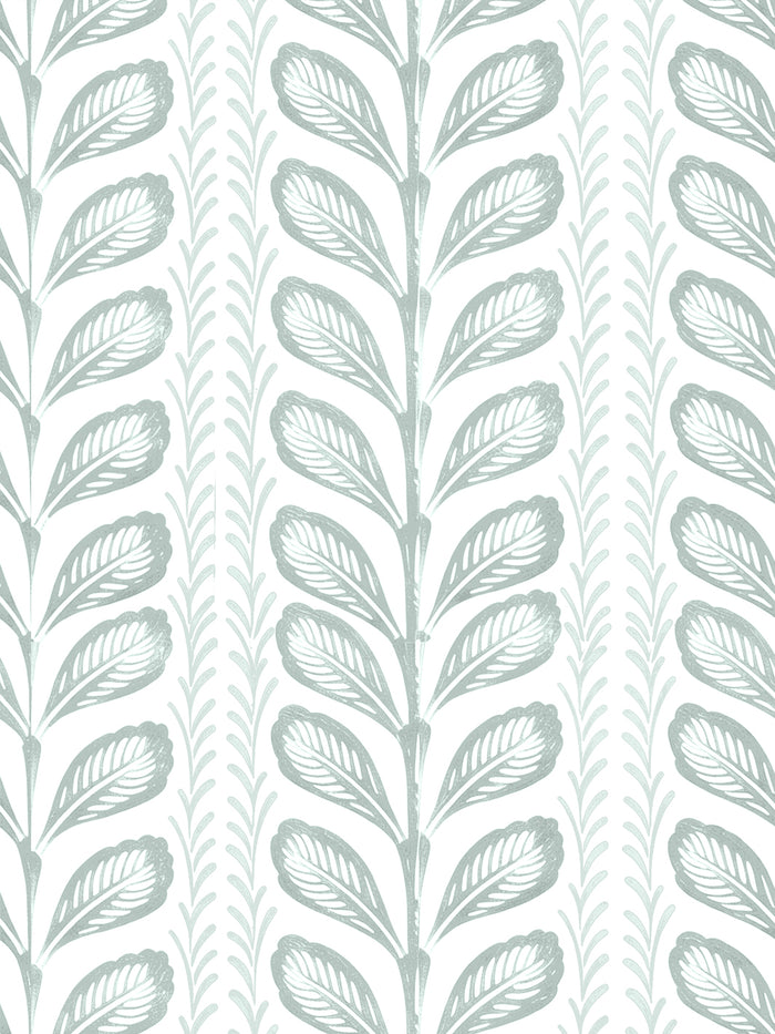 'Painted Vine' Wallpaper by Wallshoppe - Sage