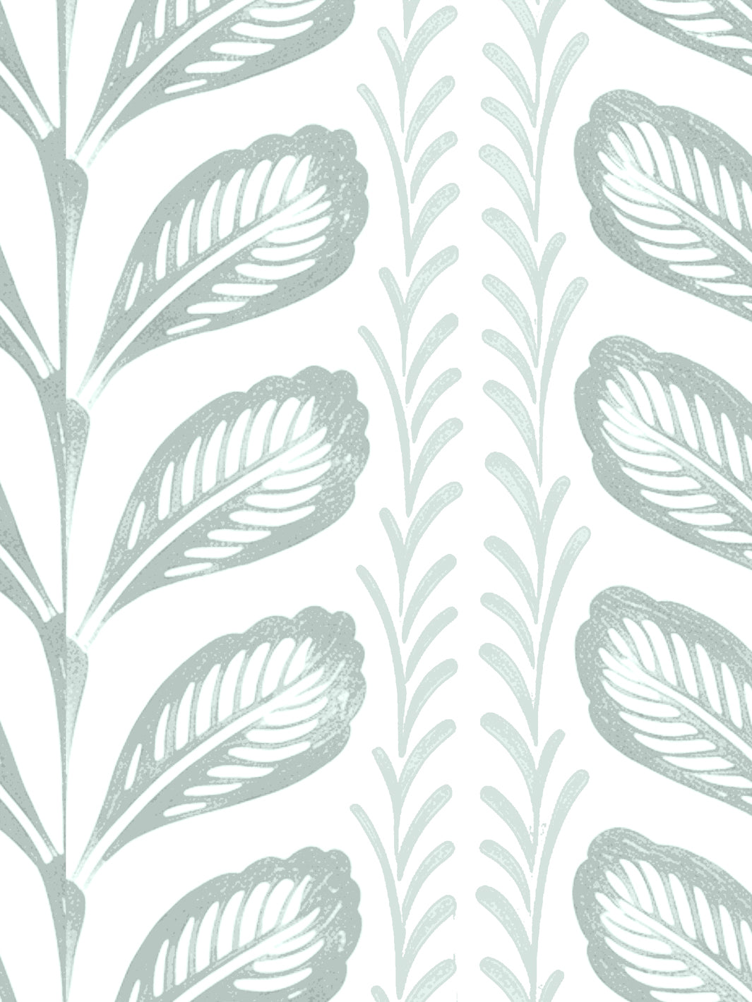 'Painted Vine' Wallpaper by Wallshoppe - Sage - Detail