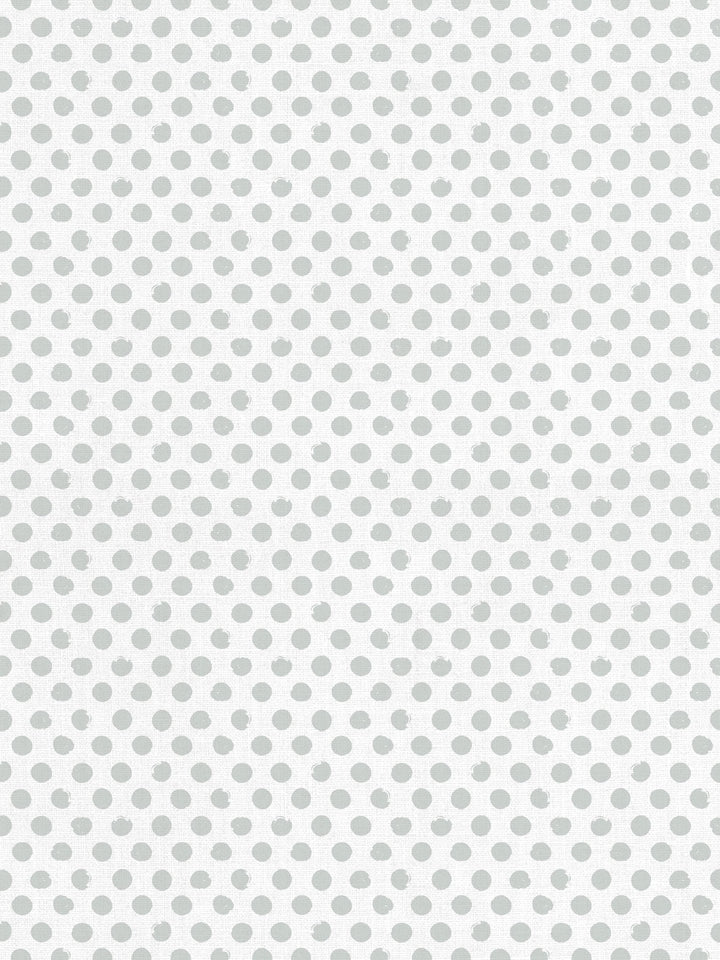 painted dots linen fabric by sugar paper silver sage